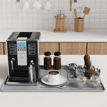 ProBrew™ Coffee Machine Mat – Non-Slip Tamper Pad & Barista Tool