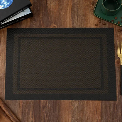 LuxeShield™ PVC Dining Mats – Waterproof & Heat Insulation Table Pads