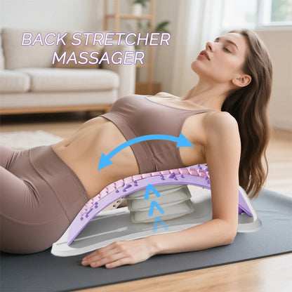 FlexiRelief™ Adjustable Back & Neck Massager – Airbag Support & Posture Aid