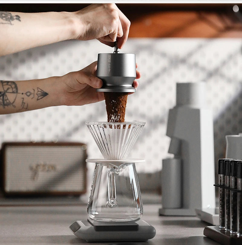 MHW-3BOMBER PrecisionDose Pro – Espresso Dosing Funnel & Shaker for Home Baristas